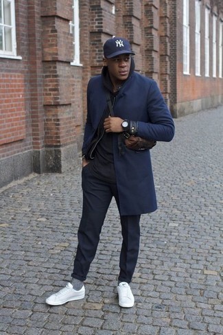 Welche Pullover mit einem Kapuze mit dunkelblauer Chinohose zu tragen – 154 Herren Outfits