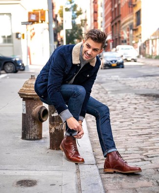 Welche Rollkragenpullover mit dunkelblauer Jeans zu tragen – 882+ Herren Outfits