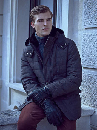 Dunkelblauen Strick Pullover kombinieren – 146 Herren Outfits