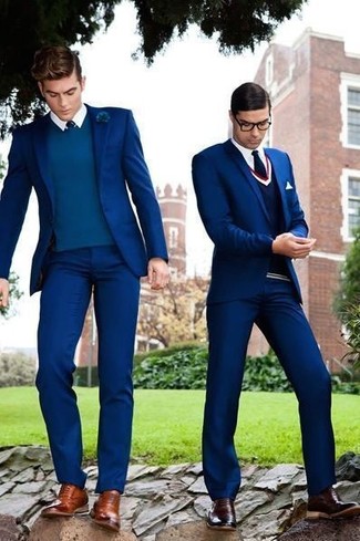 Dunkelblauen Anstecknadel kombinieren – 22 Herren Outfits