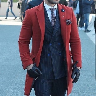 Dunkelblauen Anstecknadel kombinieren – 22 Herren Outfits