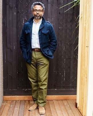 Dunkelblaue Militärjacke kombinieren – 37 Herren Outfits