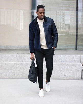 Nylon Aktentasche kombinieren – 6 Casual Herren Outfits