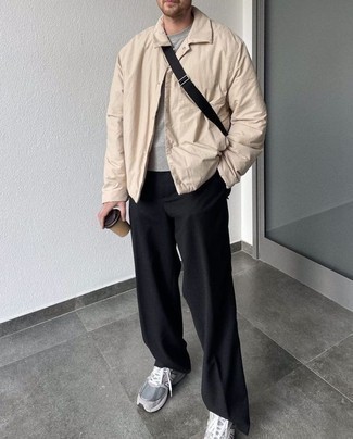 Shirtjacke aus Nylon kombinieren – 30 Herbst Herren Outfits