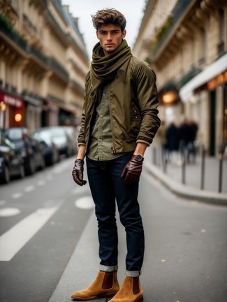 Shirtjacke aus Nylon kombinieren – 30 Herbst Herren Outfits