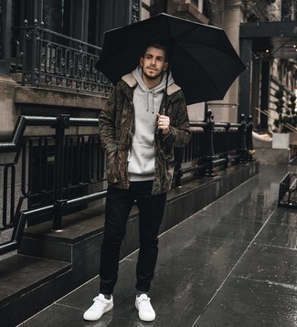 Olivgrüne Camouflage Feldjacke kombinieren – 33 Herren Outfits