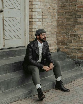 Welche Strickpullover mit olivgrüner Chinohose zu tragen – 23 Herren Outfits