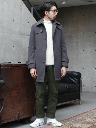 Welche Strickpullover mit olivgrüner Chinohose zu tragen – 23 Herren Outfits