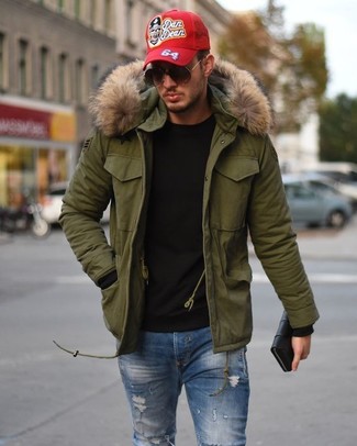 Olivgrüne Jacke kombinieren – 210 Lässige Herren Outfits