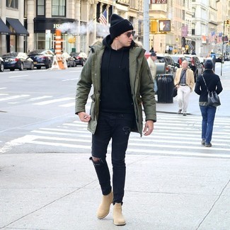 Olivgrüne Jacke kombinieren – 210 Lässige Herren Outfits