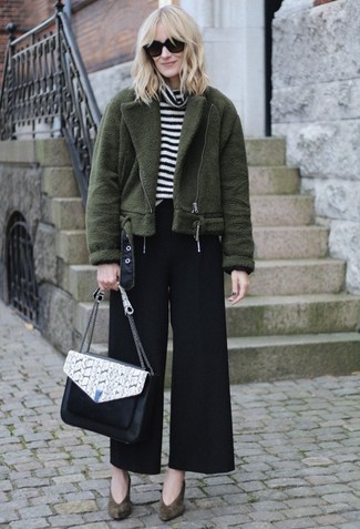 Olivgrüne Pumps kombinieren – 37 Damen Outfits