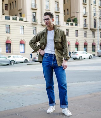 Olivgrüne Shirtjacke kombinieren – 1089+ Herren Outfits