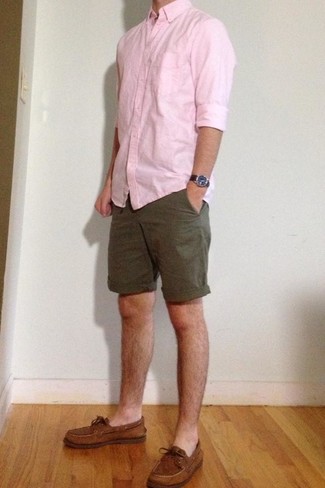 Olivgrüne Shorts kombinieren – 430 Herren Outfits