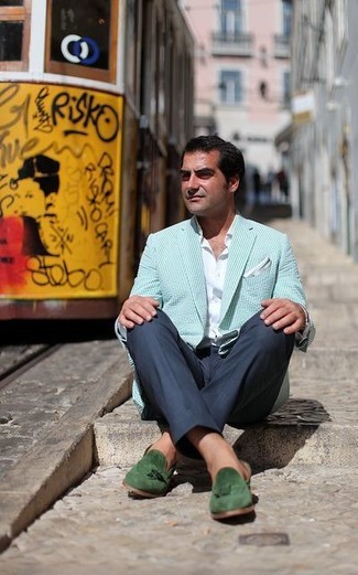 Welche Sakkos mit olivgrüner Slipper mit Quasten zu tragen – 35 Herren Outfits
