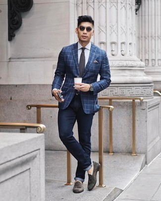 Welche Sakkos mit olivgrüner Slipper mit Quasten zu tragen – 35 Herren Outfits