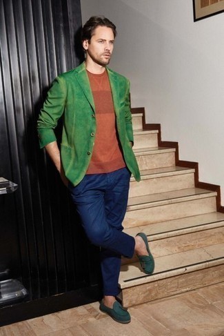 Welche Sakkos mit olivgrüner Slipper mit Quasten zu tragen – 35 Herren Outfits