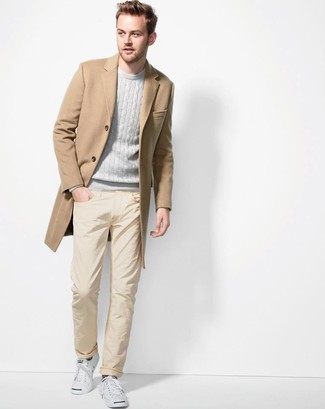 Orange Chinohose kombinieren – 20 Herren Outfits kalt Wetter