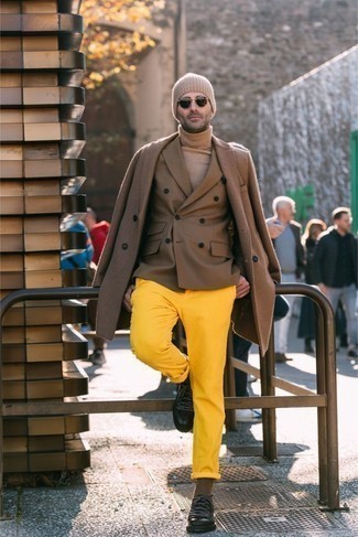 Orange Chinohose kombinieren – 20 Herren Outfits kalt Wetter