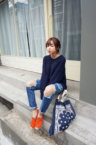 Orange Espadrilles kombinieren – 2 Damen Outfits