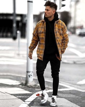 Orange Harrington-Jacke kombinieren – 14 Herren Outfits