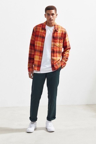 Orange Harrington-Jacke kombinieren – 14 Herren Outfits
