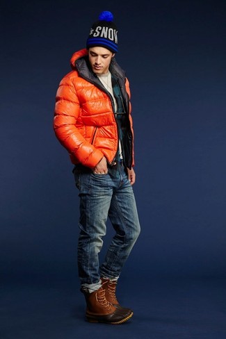 Orange Jacke kombinieren – 113 Herren Outfits kühl Wetter