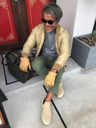 Orange Lederhandschuhe kombinieren – 51 Herren Outfits