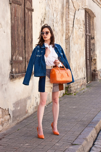 Orange Gummi Satchel-Tasche kombinieren – 29 Damen Outfits