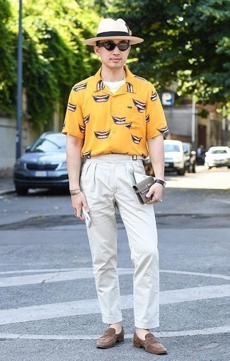 Orange Kurzarmhemd kombinieren – 208 Herren Outfits