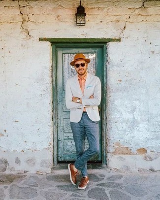 Orange Kurzarmhemd kombinieren – 208 Herren Outfits