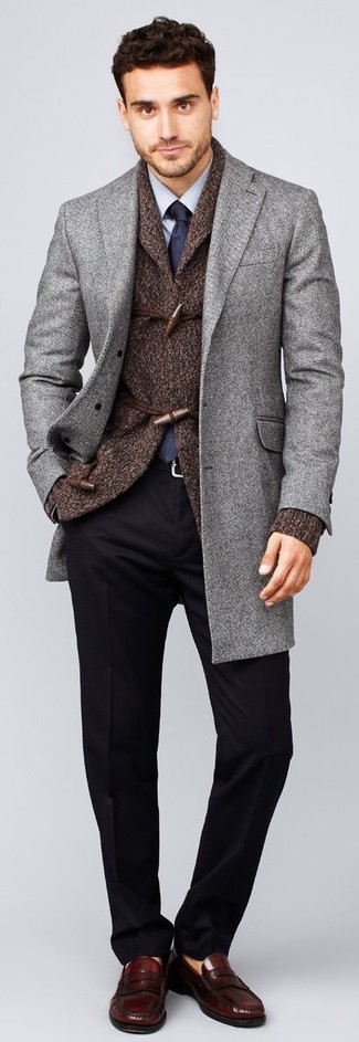 Wie Mantel mit Slipper zu kombinieren – 763+ Herren Outfits