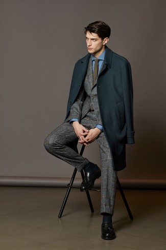 Wie Mantel mit Slipper zu kombinieren – 763+ Herren Outfits