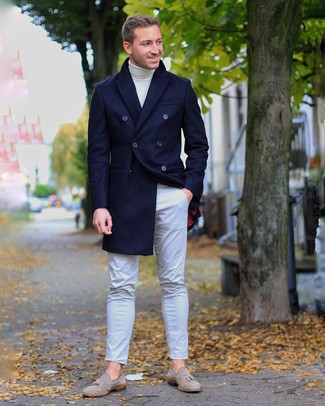 20 Jährige: Wie Mantel mit Slipper zu kombinieren – 74 Herren Outfits