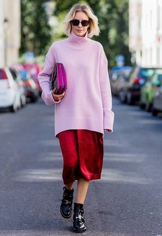 rosa Oversize Pullover von Max & Moi