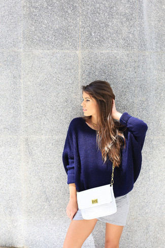 Wie Oversize Pullover mit Minirockes zu kombinieren – 36 Damen Outfits