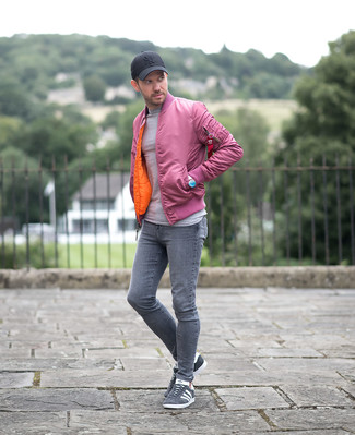 Rosa Bomberjacke kombinieren – 25 Herren Outfits