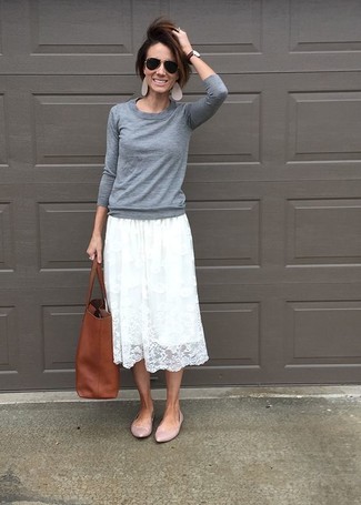 Rosa Leder Ballerinas kombinieren – 19 Damen Outfits