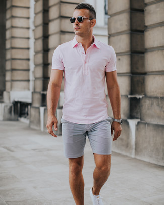 Welche Shorts mit rosa Polohemdes zu tragen – 11 Herren Outfits