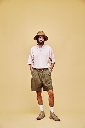 Welche Shorts mit rosa Polohemdes zu tragen – 11 Herren Outfits