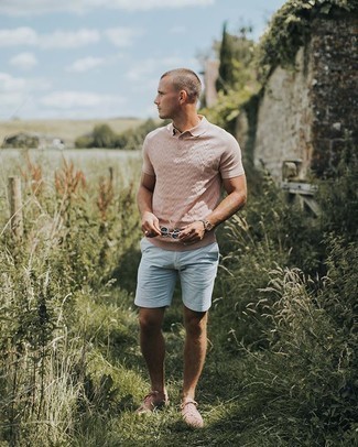 Welche Shorts mit rosa Polohemdes zu tragen – 11 Herren Outfits