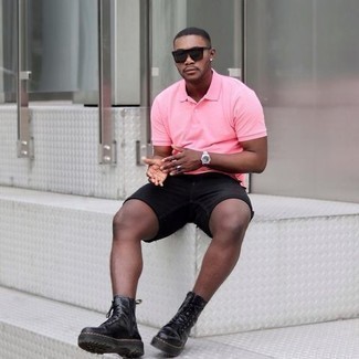 Welche Shorts mit rosa Polohemdes zu tragen – 11 Herren Outfits