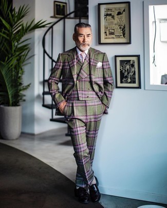 Rosa bedruckte Krawatte kombinieren – 21 Herren Outfits