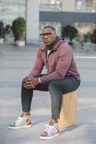 Rosa Pullover kombinieren – 232 Frühling Herren Outfits