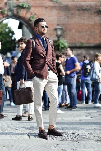 Zweireiher-Sakko mit Schottenmuster kombinieren – 150 Herren Outfits