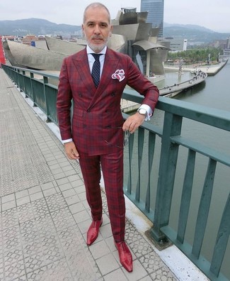 Zweireiher-Sakko mit Schottenmuster kombinieren – 150 Herren Outfits
