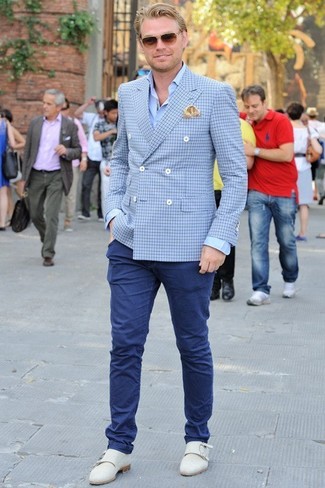 Zweireiher-Sakko mit Schottenmuster kombinieren – 150 Herren Outfits