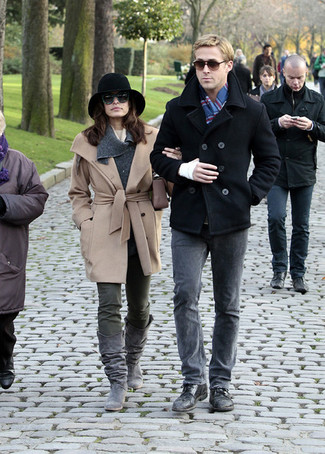 Schal mit Schottenmuster kombinieren – 173 Herren Outfits kalt Wetter