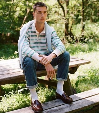 Wie Polo Pullover mit Slipper zu kombinieren – 173 Herren Outfits