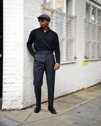 schwarzer Polo Pullover von PS Paul Smith