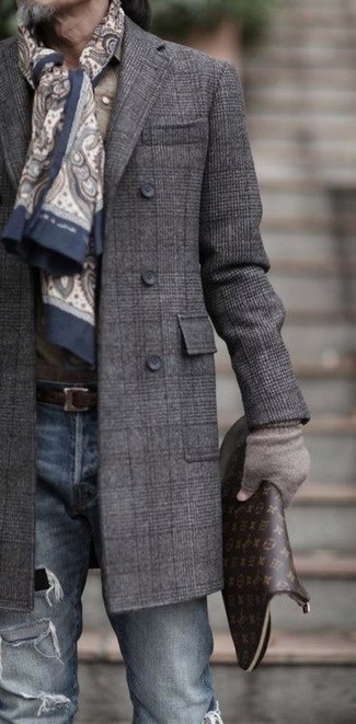 Bedruckte Taschen kombinieren – 62 Herren Outfits kalt Wetter